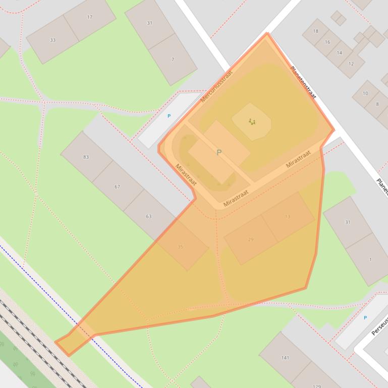 Kaart van postcodegebied 7521ZE.