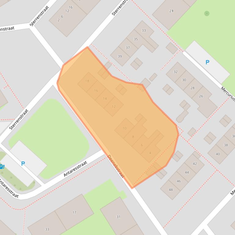 Kaart van postcodegebied 7521ZJ.