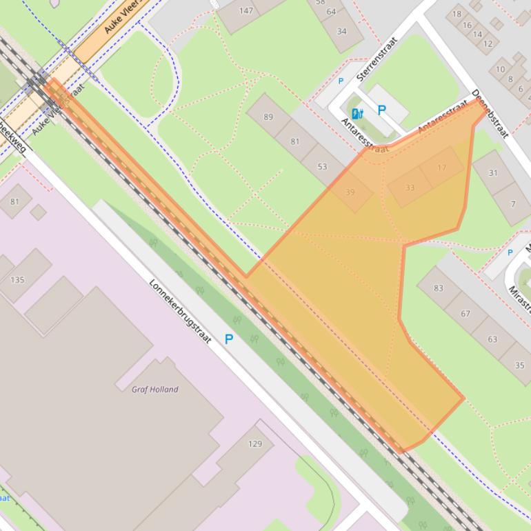 Kaart van postcodegebied 7521ZK.