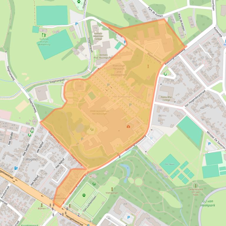 Kaart van postcodegebied 7522AH.