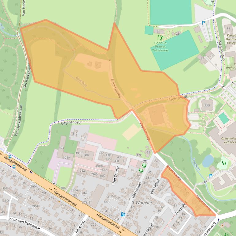 Kaart van postcodegebied 7522AK.