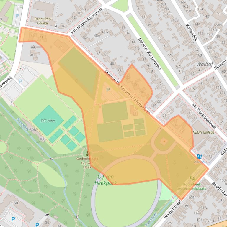 Kaart van postcodegebied 7522AP.