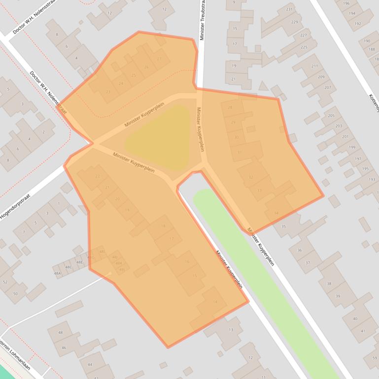 Kaart van postcodegebied 7522AV.