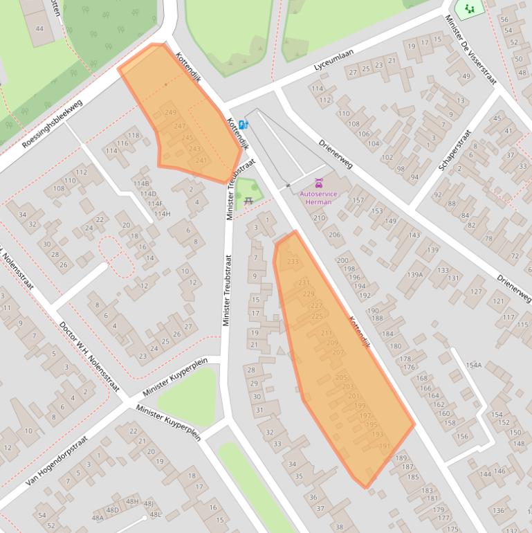 Kaart van postcodegebied 7522BS.