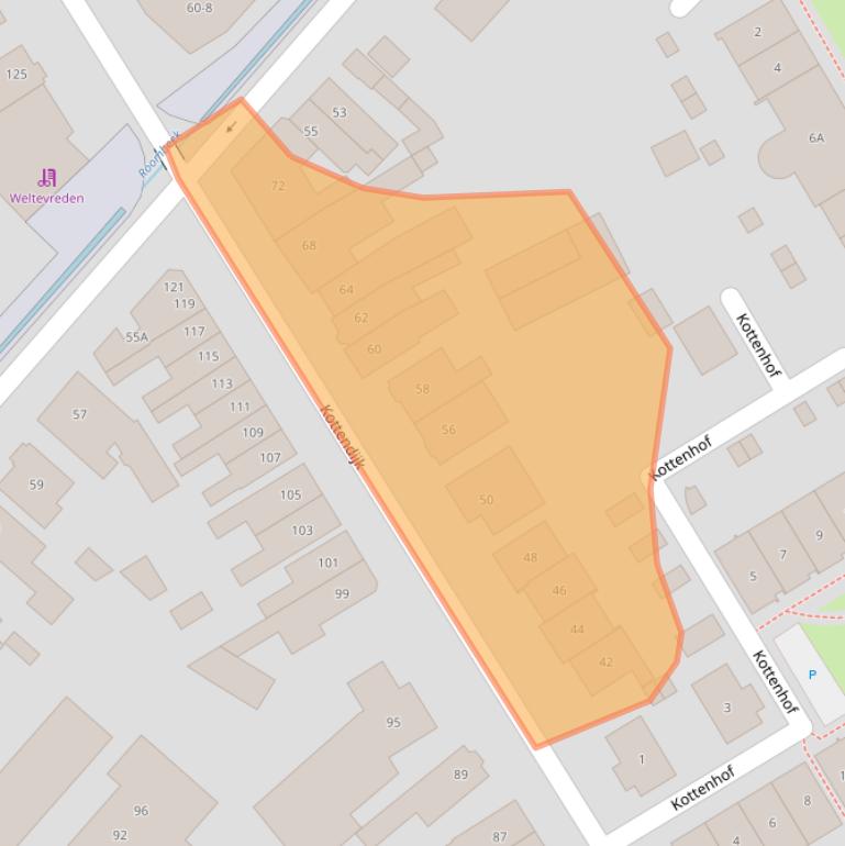 Kaart van postcodegebied 7522BT.