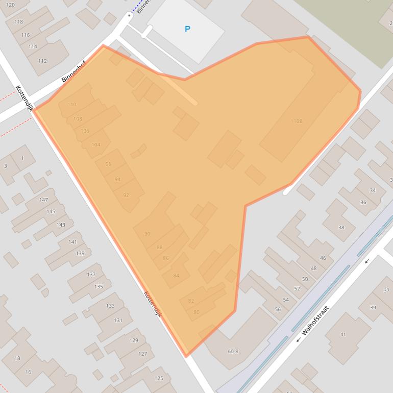 Kaart van postcodegebied 7522BV.