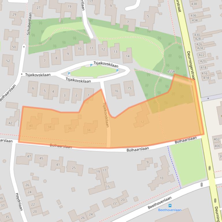 Kaart van postcodegebied 7522CW.