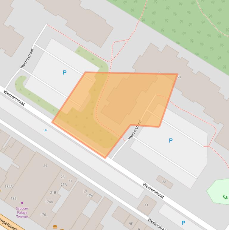 Kaart van postcodegebied 7522DD.