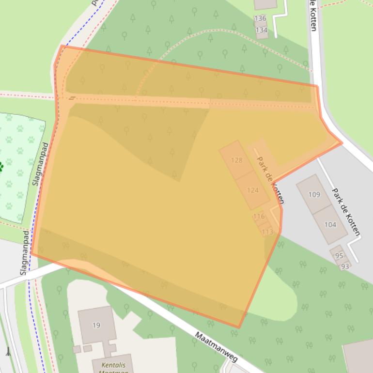 Kaart van postcodegebied 7522EG.