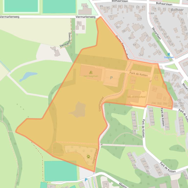 Kaart van postcodegebied 7522EN.