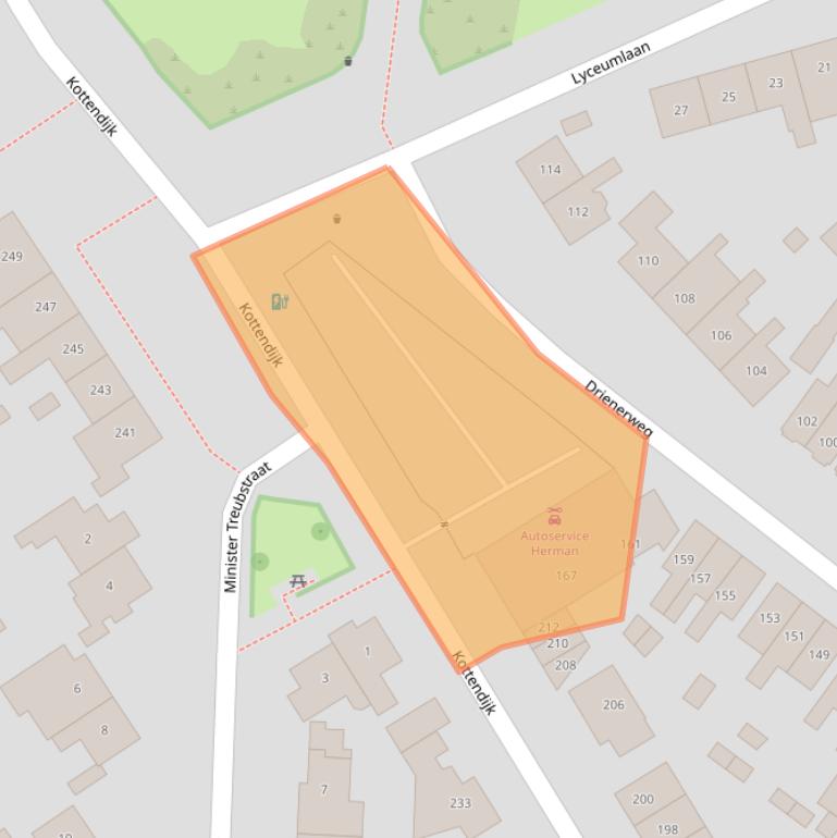 Kaart van postcodegebied 7522EV.