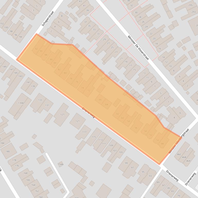 Kaart van postcodegebied 7522EX.