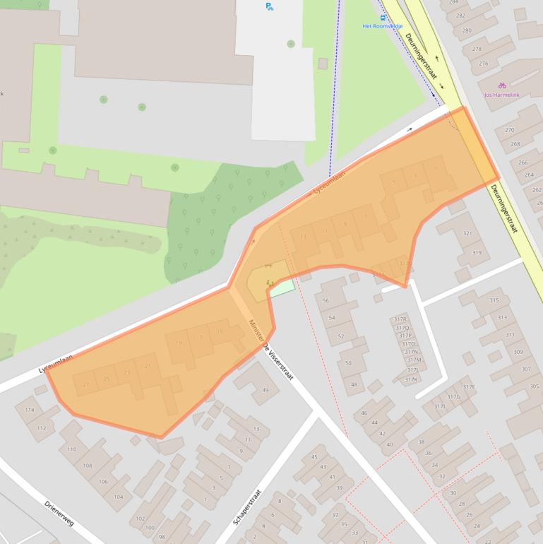 Kaart van postcodegebied 7522GJ.