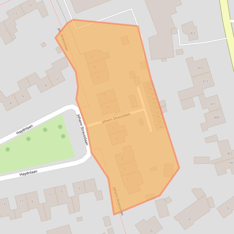 Kaart van postcodegebied 7522HB.