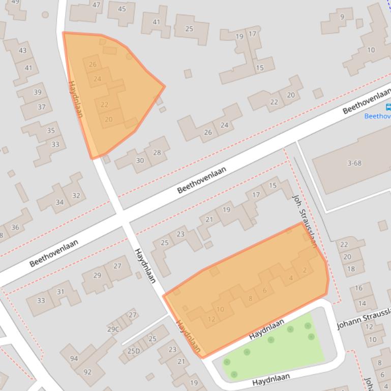 Kaart van postcodegebied 7522HE.