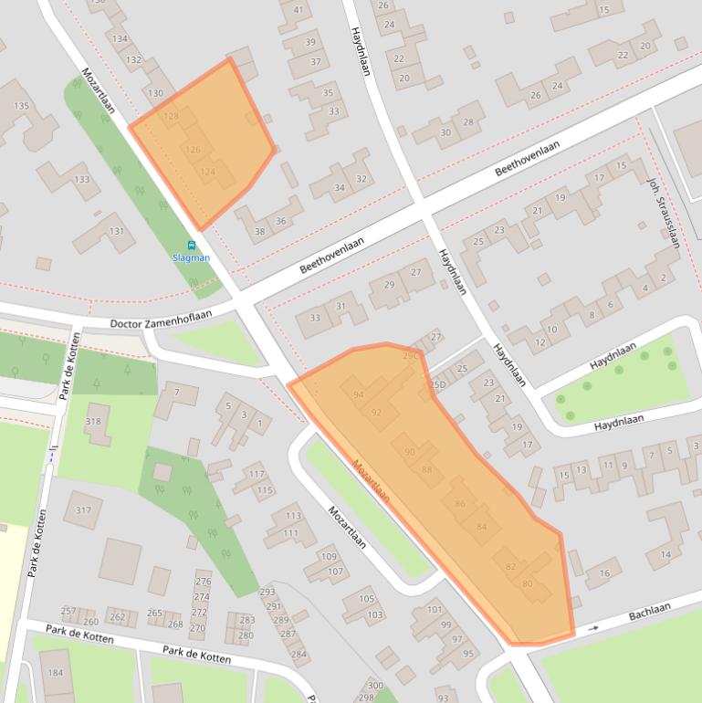 Kaart van postcodegebied 7522HP.