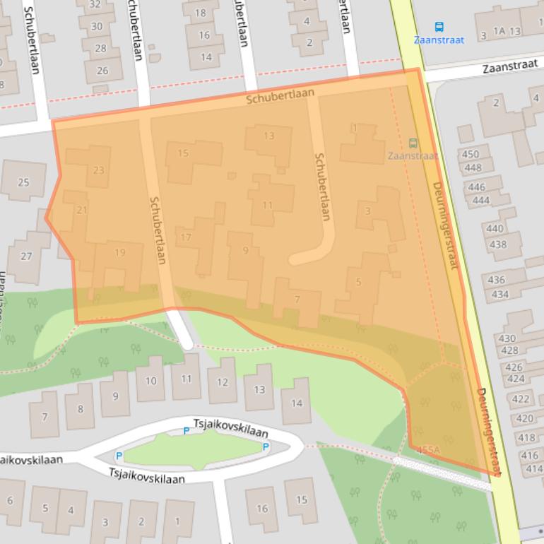 Kaart van postcodegebied 7522JN.