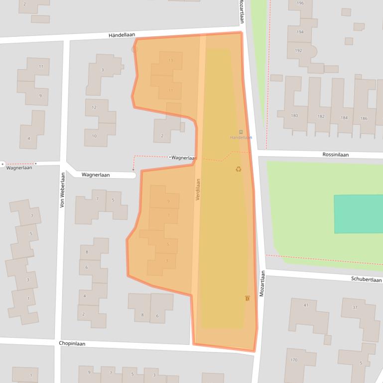 Kaart van postcodegebied 7522KA.