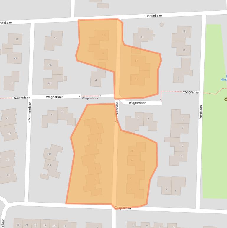Kaart van postcodegebied 7522KB.