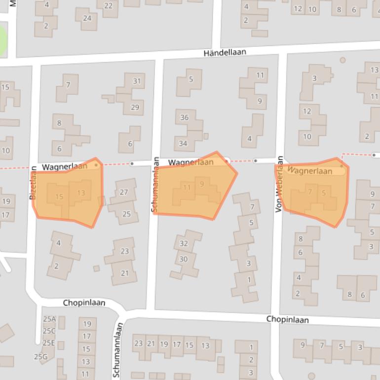 Kaart van postcodegebied 7522KH.