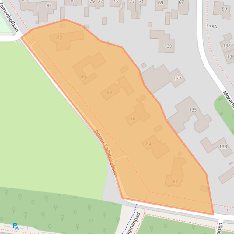 Kaart van postcodegebied 7522KV.