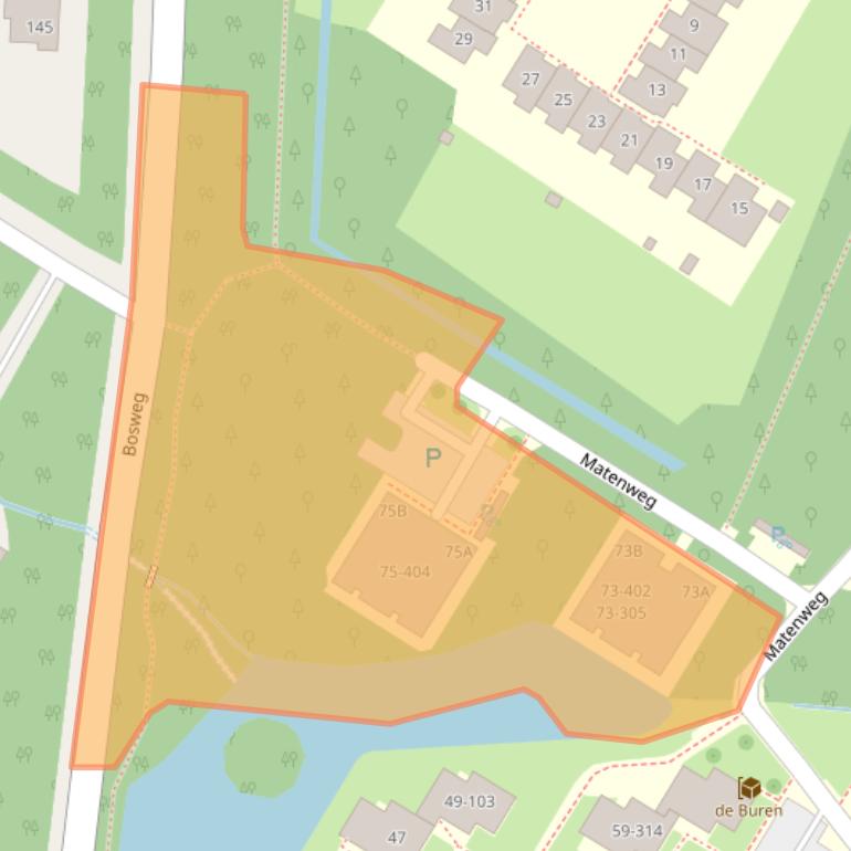 Kaart van postcodegebied 7522LD.