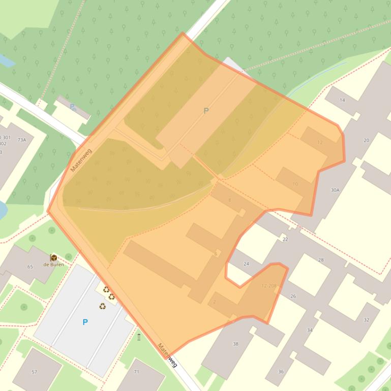 Kaart van postcodegebied 7522LG.