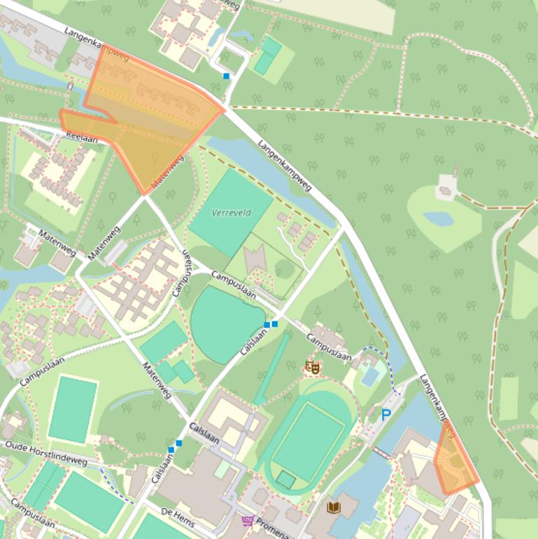 Kaart van postcodegebied 7522LL.