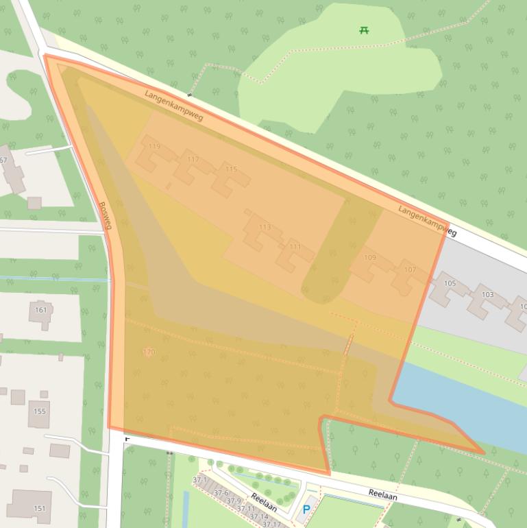 Kaart van postcodegebied 7522LM.