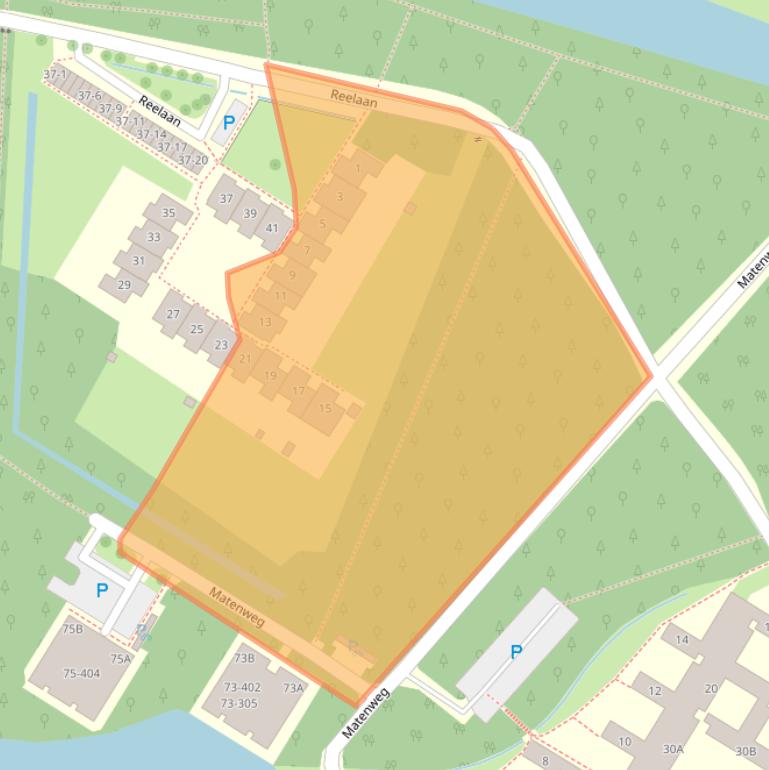 Kaart van postcodegebied 7522LR.