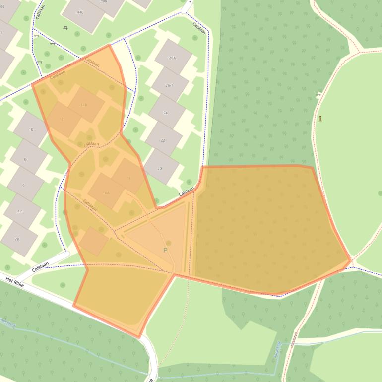 Kaart van postcodegebied 7522MB.