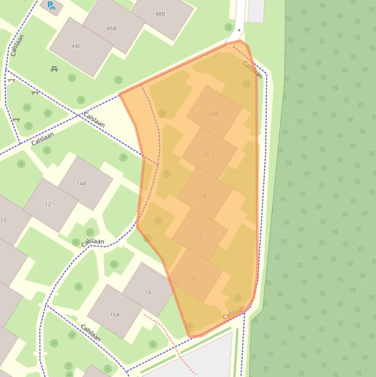 Kaart van postcodegebied 7522MC.