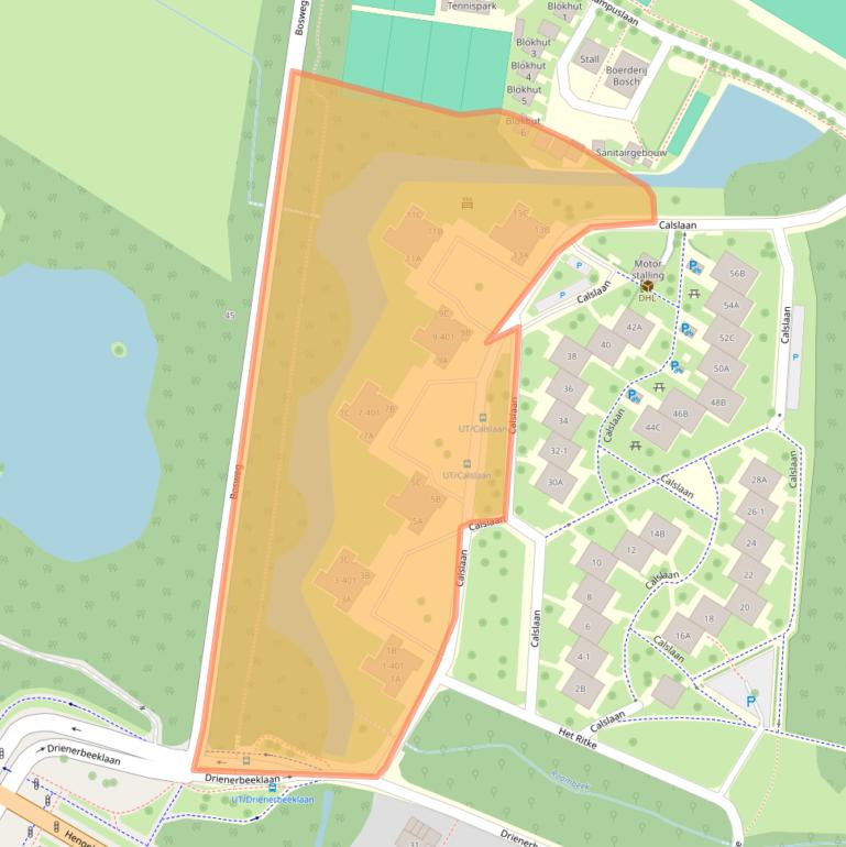 Kaart van postcodegebied 7522MH.