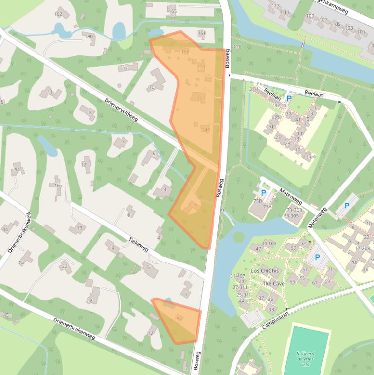 Kaart van postcodegebied 7522PA.