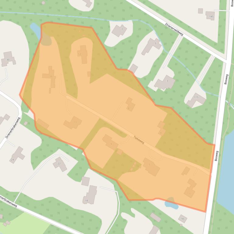 Kaart van postcodegebied 7522PJ.