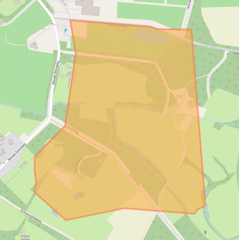 Kaart van postcodegebied 7522PL.