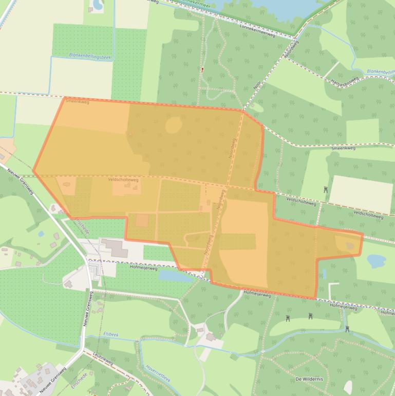 Kaart van postcodegebied 7522PN.