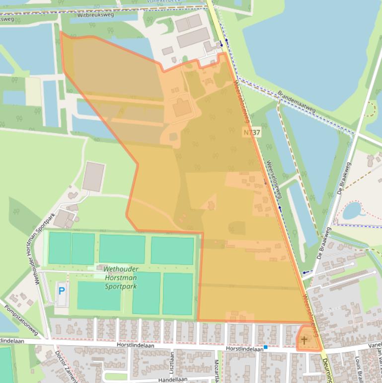 Kaart van postcodegebied 7522PR.