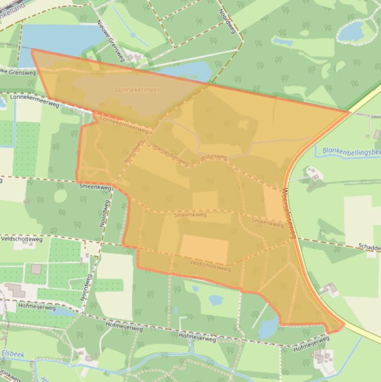 Kaart van postcodegebied 7522PV.
