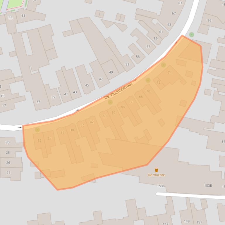 Kaart van postcodegebied 7523BH.