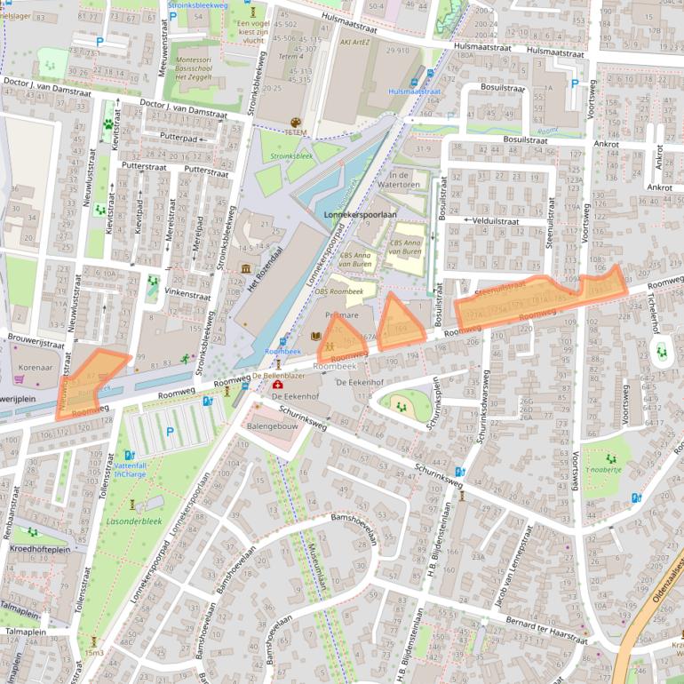 Kaart van postcodegebied 7523BM.