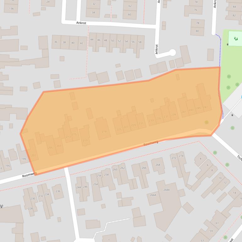 Kaart van postcodegebied 7523BN.