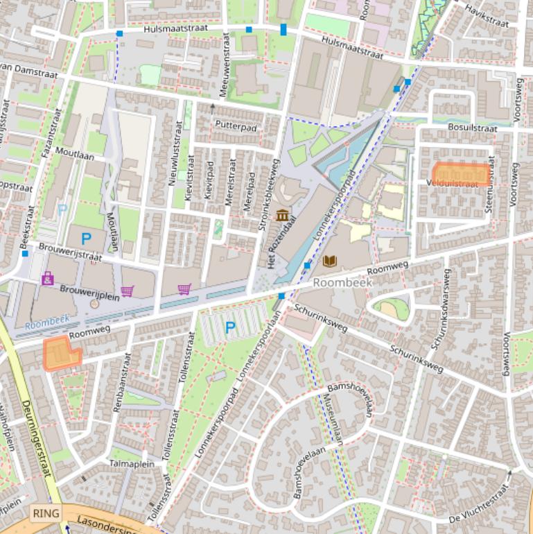 Kaart van postcodegebied 7523BR.