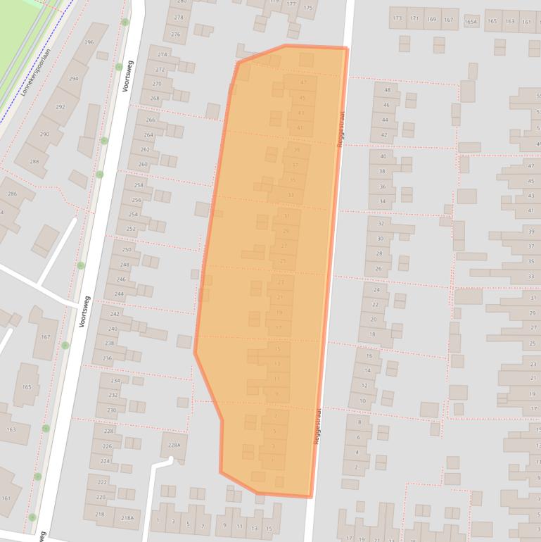 Kaart van postcodegebied 7523CP.