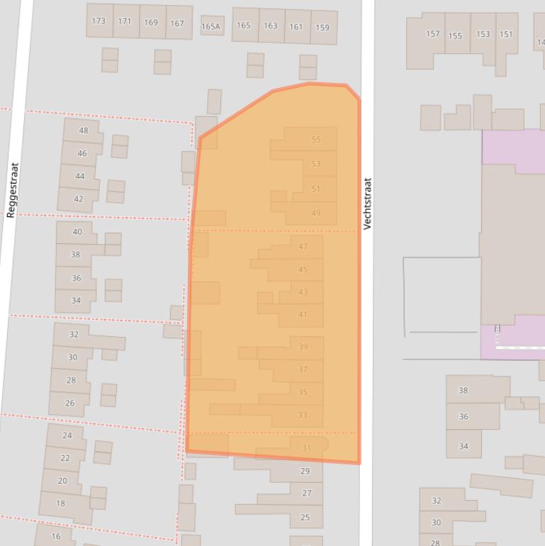Kaart van postcodegebied 7523CT.