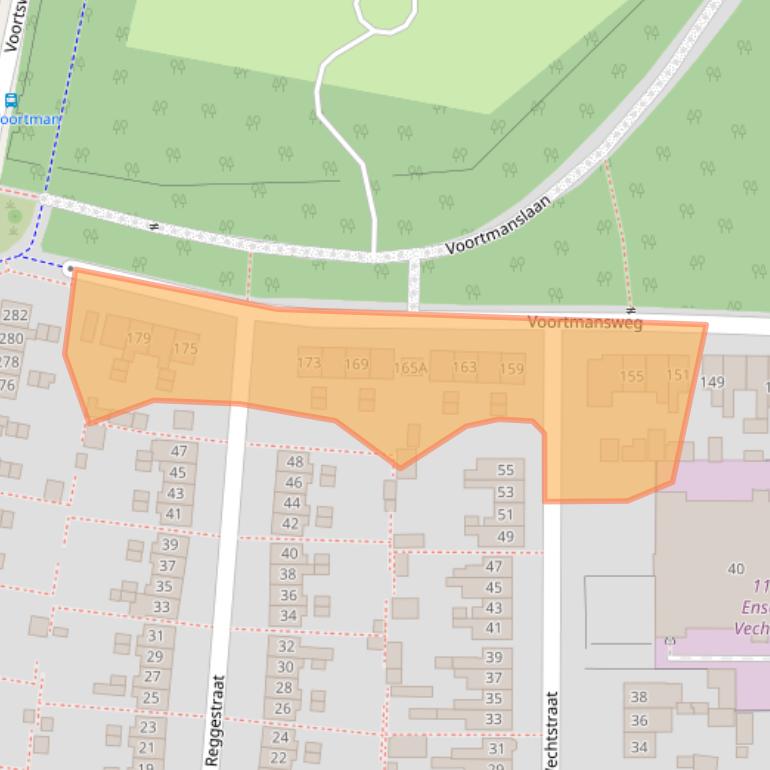 Kaart van postcodegebied 7523CX.