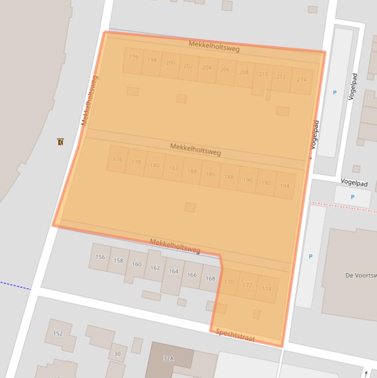 Kaart van postcodegebied 7523DJ.