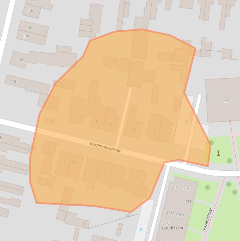 Kaart van postcodegebied 7523DK.