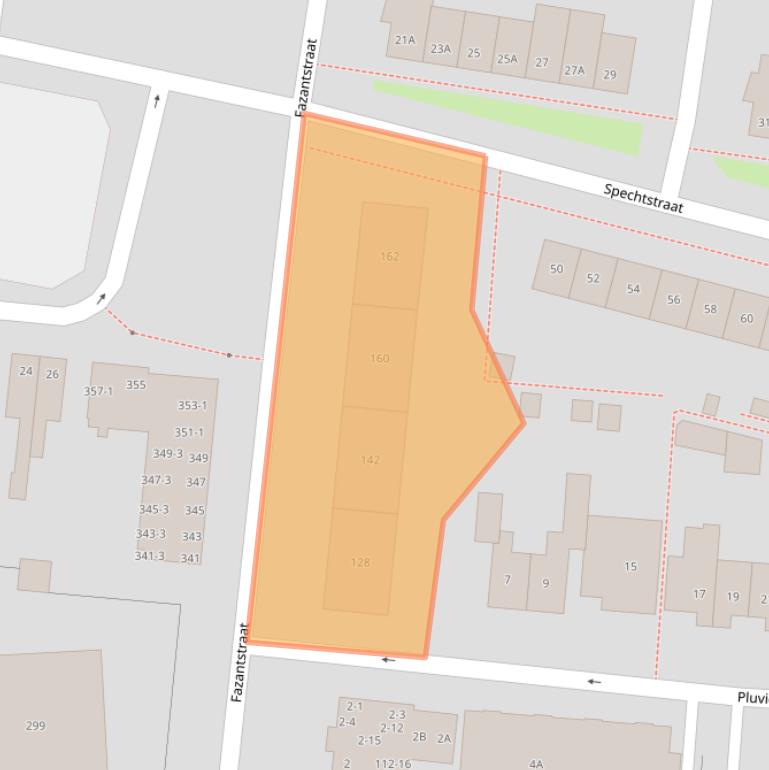 Kaart van postcodegebied 7523EC.