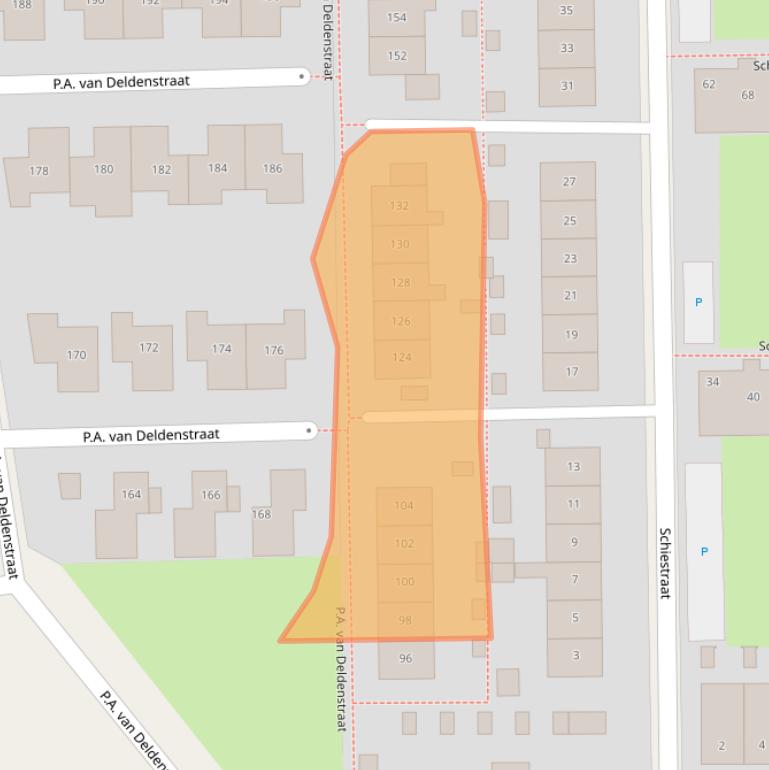 Kaart van postcodegebied 7523HH.